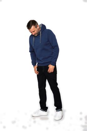 Hooded sweatshirt VW Bulli, size S, dark blue, 65% cotton/35% polyester