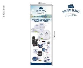 Holiday Travel Poster Motif: Products Household, dimensions 420x1190 mm