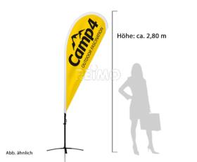 Camp4-Dropflag complete system, height 280cm