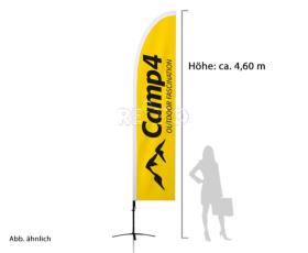 Camp4-Squareflag komplet system, h??jde 460cm