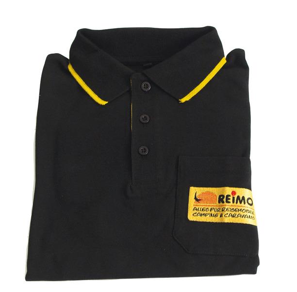 Reimo damer polo shirt med firma logo på brystlomme og ryg Gr.M
