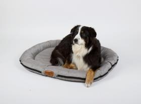 Outdoor Dog Bed HOLIDAY TRAVEL 100x75 cm, Grey