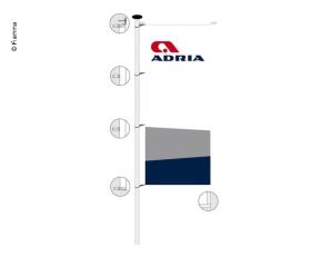 Flag ADRIA 1x2,5m 20