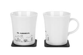 Sæt med 2 kopper ADRIA/SILWY