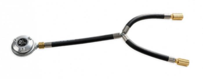 Gasslange og gastrykregulator