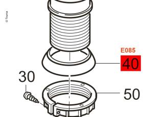 Sealing ring chimney part Truma