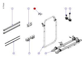 Fixing screws 4er