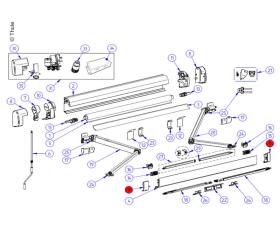 LH+RH Endcap Leadrail ano