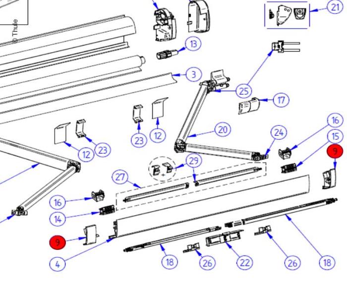 LH+RH Endcap Leadrail5200