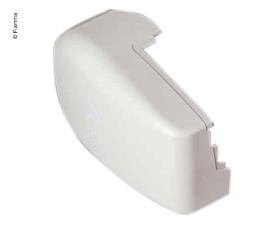 End cap left F45Ti white