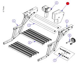 Motor cover Double Step 12V