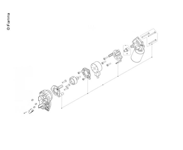 Markise motor til F45 S