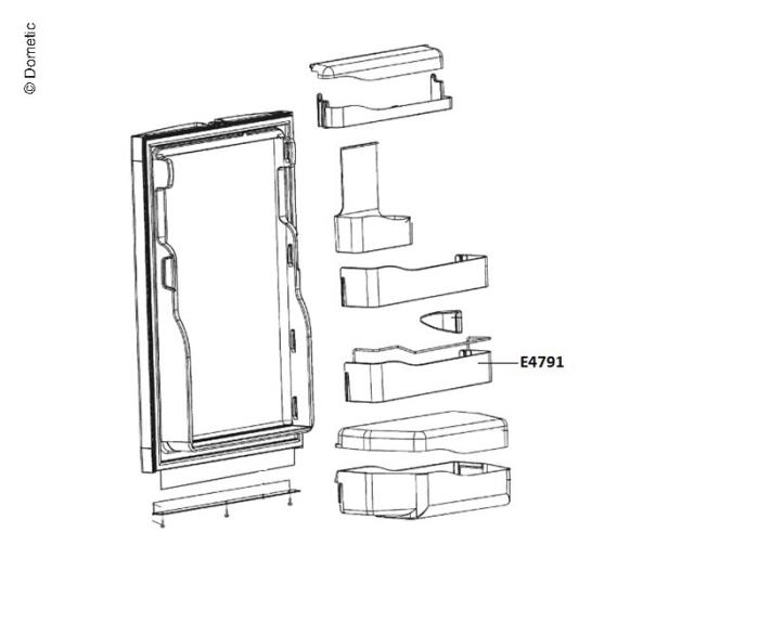 Etagere unten L=368mm