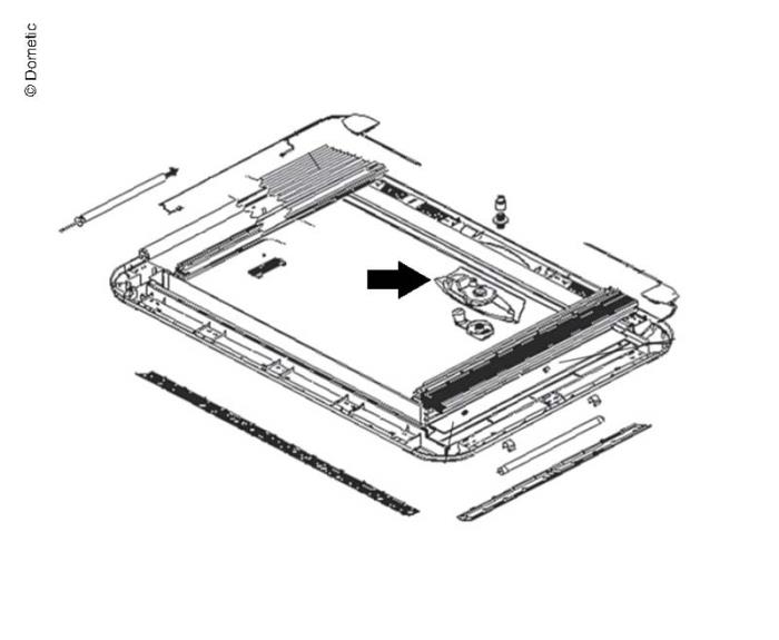 Blende für Kurbel Heki 3