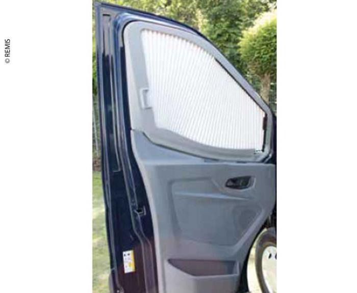 Ford Transit sidevinduet blinde tilbage fra år 2014 grå