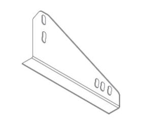 Adapter til smalt sporchassis - 2 stk