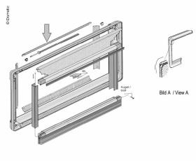 Ventilation profile inner frame S5