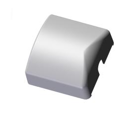 Cover cap for clamping ski