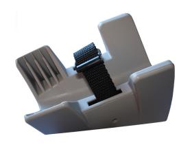 Wedge for bicycle rail