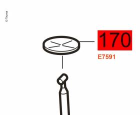 Grommet push rod