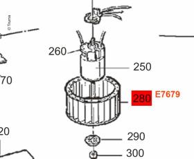 Fan circulating air
