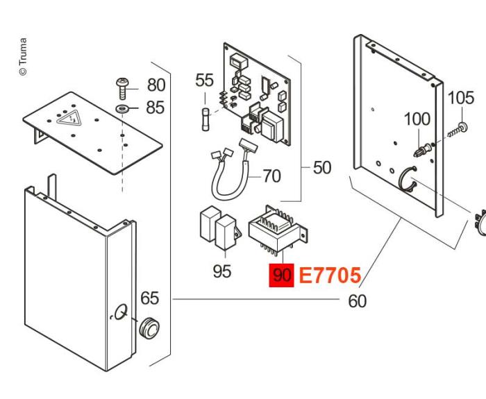 Trafo für Gebläsemotor