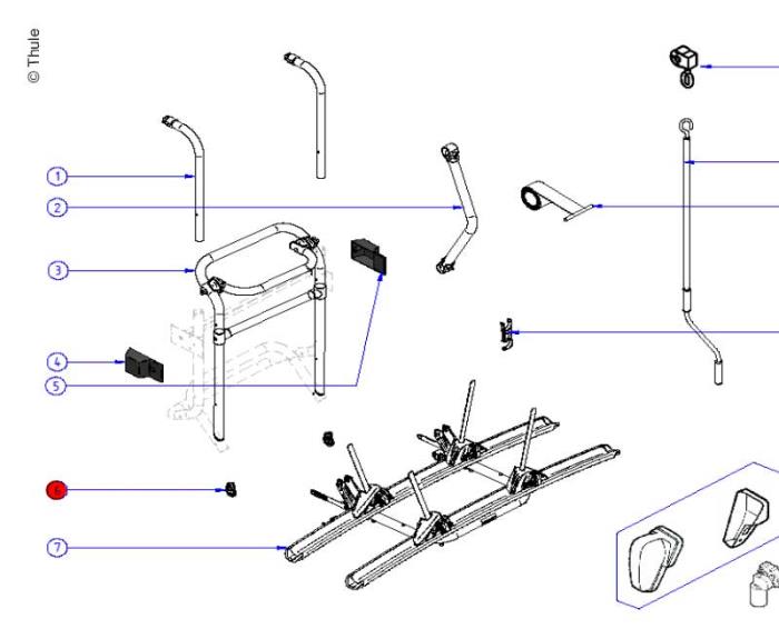 Tube Stop Thule Lift V16