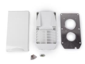 Fireplace set bianco