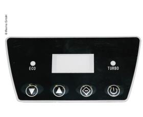 Control panel for cool box