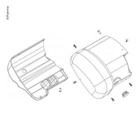 Cover motor kit F65S polar hvid