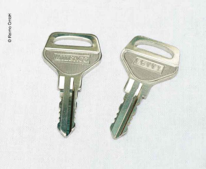 2 ekstra nøgler Dørlås