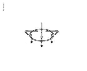 Enamelled grille D20cm