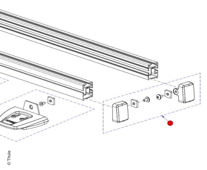 Base Rail Covers left/rig