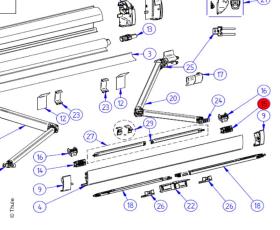 RH Conn Support Arm 5200