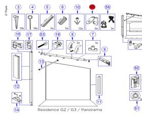Curtain Stop 6pcs