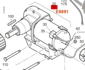 Motor / transmission "B" SE R TER