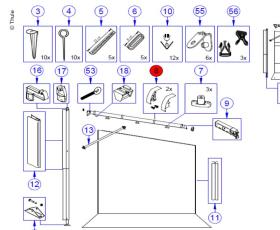 Cover Clampprof.L+R 2Stk.