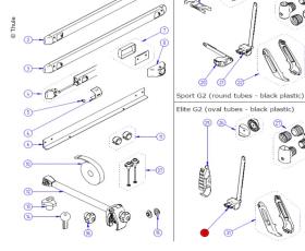 Platform Lock oval L+R