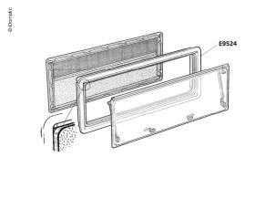 Outer frame 1000x450 black