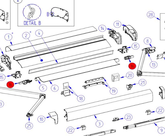 LH+RH Endcap RollTube6200