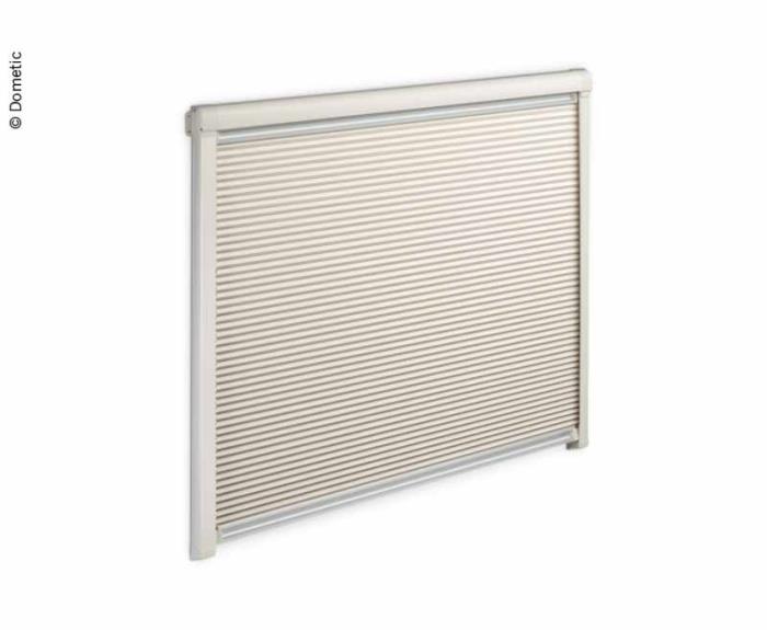 Kassetteblind hvid 1600 x 845 mm, Softrollo med et løbebane