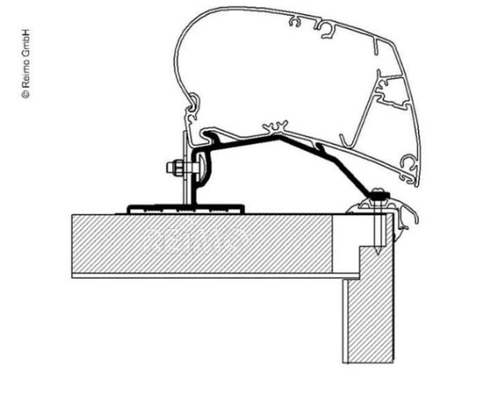 Thule Omnistor Awning Tagmontering Adapter