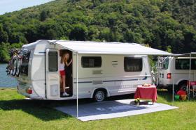 Fiamma awning Caravan Store - light awning for the piping rail