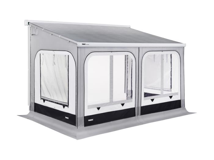 Safari Panorama L 400cm Sort / Sølv, Højde 245-259cm til 6200