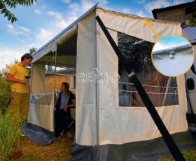 Safari Room awning awnings (front + 2 side panels)