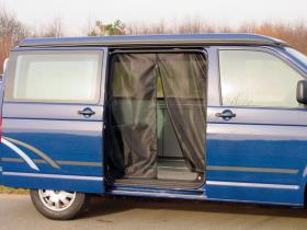 Mosquito net for sliding door and tailgate VW-T5 from 2003 onwards