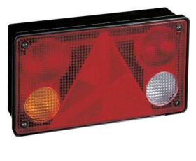 Tail / bremse / Blinkl. m. Nebelschlu?ü / Rückfahrl. / Rückstrahler højre