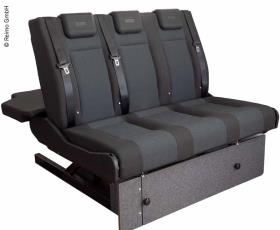 Sovesæde VW T5 V3000 Gr.17 stiv, 3-personers, polstring Austin T5 2fbg. Rechtsl