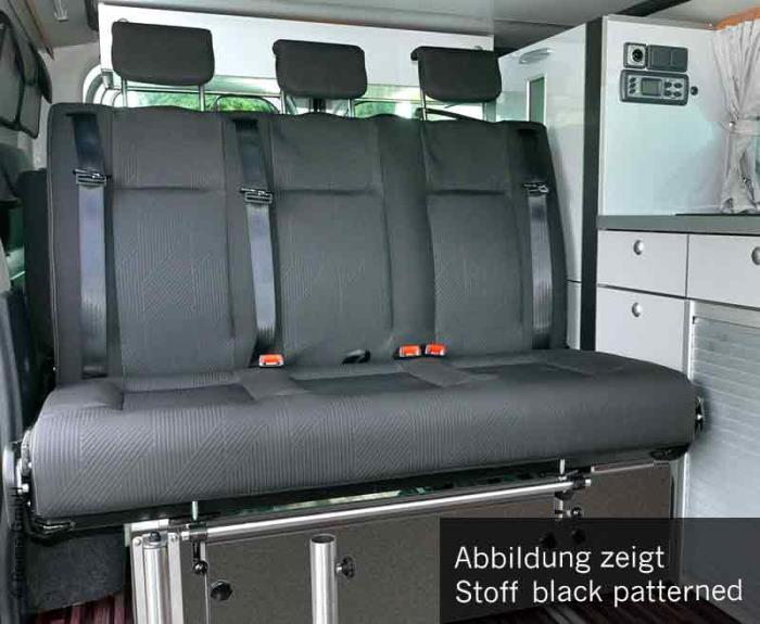 Sleeper sæde størrelse 10 3-sæders V3000 Fabric Luxe Renault Trafic, Opel Vivaro