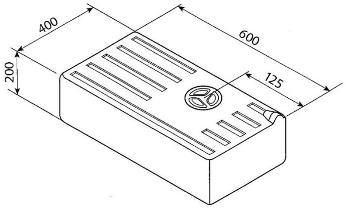 Wassertank 78l 1010mm1602